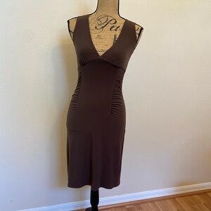 Sleeveless Ruched Stretch Dress